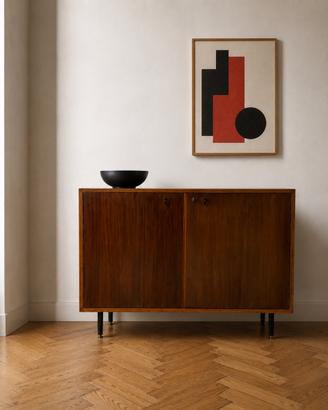 Sideboard compatto anni ’60 in teak
