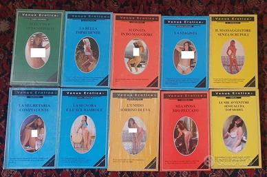 Lotto 10 libri erotici Venus Erotica anni '80 '90