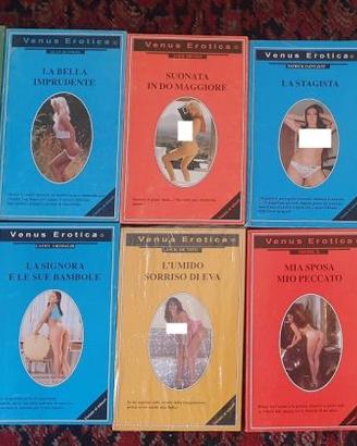 Lotto 10 libri erotici Venus Erotica anni '80 '90