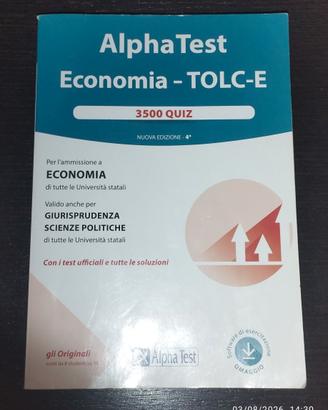 Alpha Test Economia - TOLC E