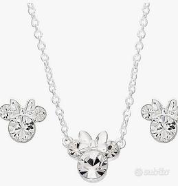 Disney Minnie Mouse Crystal Stud Orecchini e Colla