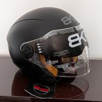 Casco Jet nero opaco BKR XL