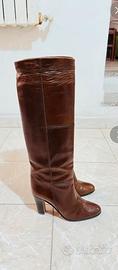 Stivali vintage donna 38 vera pelle