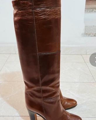 Stivali vintage donna 38 vera pelle