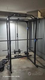 stazione rack multifunzione bodybuilding  palestra