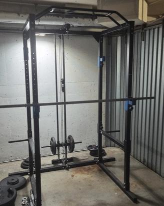 stazione rack multifunzione bodybuilding  palestra