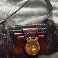 Borsa Fendi Pochette Pitone