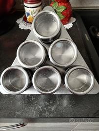 porta spezie con barattolo calamitati