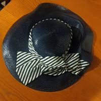 cappello blu donna vintage