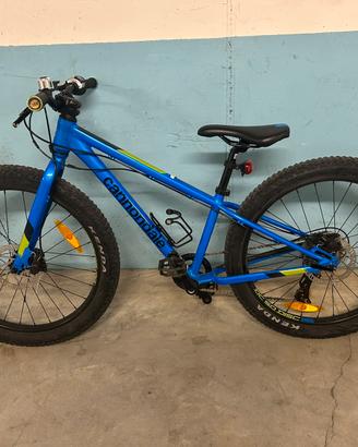 Cannondale Rojo 24 pollici - Mtb- Bicicletta -