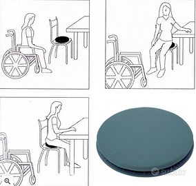 cuscino girevole utilissimo per anziani e disabili