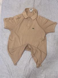 Polo Vintage Lacoste Beige - Taglia L