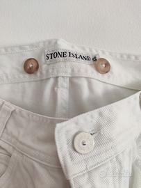 Stone Island pantalone bianco