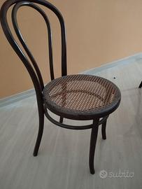 Sedie stile thonet in legno