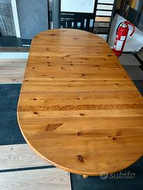Tavolo pieghevole in legno