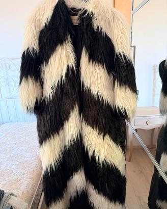 Cappotto GUCCI eco pelliccia tg 36