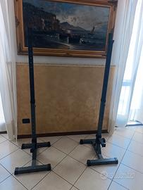 rack per panca e squat home Gym