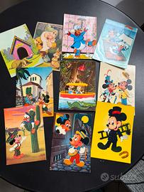 Lotto 10 cartoline Topolino e Disney anni 50-70