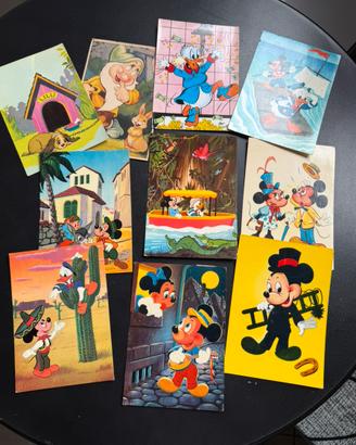 Lotto 10 cartoline Topolino e Disney anni 50-70
