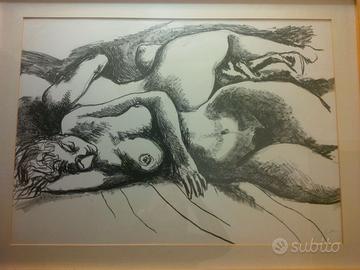 litografia originale Renato Guttuso