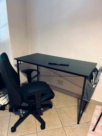 Scrivania e la Sedia, 120 x 60 cm