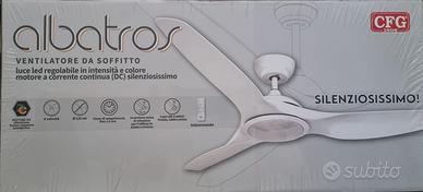 Ventilatore a soffitto con lampadario