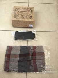 Guanti in pelle e sciarpa marlboro Classic Mcs