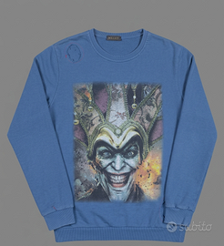 Felpa Blu Grafica "Joker Jester" - Wilfed - Taglia