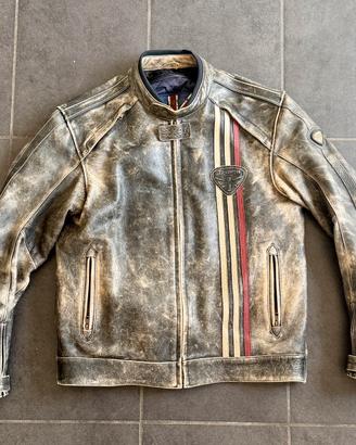 Giacca da Moto in pelle Triumph praticamente nuova