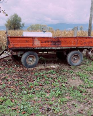 Rimorchio a 2 assi con timone