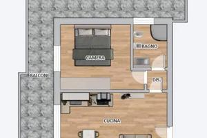 Luminoso bilocale in zona centrale a varese