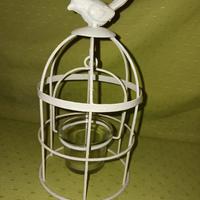 Porta candela gabbietta Shabby