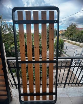 Coppia di Reti Singole a Doghe in Legno 80x190