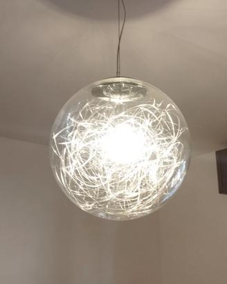 Lampadario sospensione in alluminio