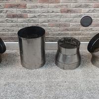 canna fumaria 300 mm acciaio inox x camino