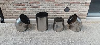 canna fumaria 300 mm acciaio inox x camino