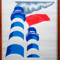 Quadro serigrafia autore Gian Giacomo Spadari