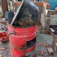 Calderone completo di barbecue