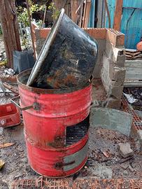 Calderone completo di barbecue