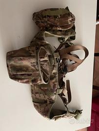 Cinturone a molla, con varie tasche multicam