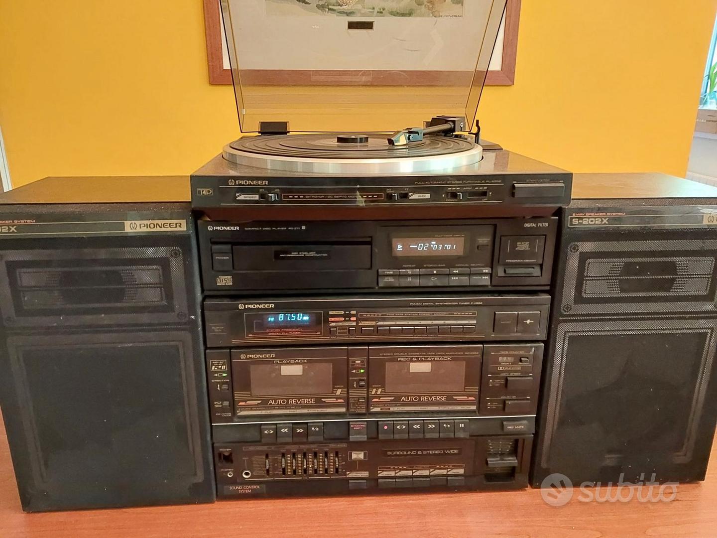 Stereo completo con giradischi Pioneer PL-X55Z - Audio/Video In vendita a  Trento