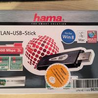 HAMA Chiavetta USB WiFi Wireless 300 Mbps