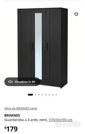 brimnes Ikea guardaroba