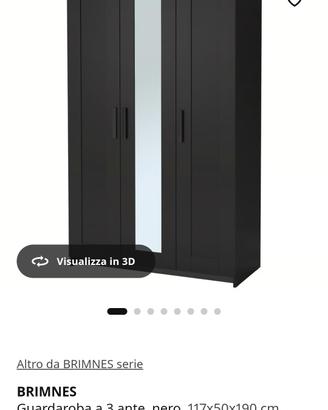 brimnes Ikea guardaroba