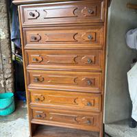 Cassettiera Legno Vero Vintage