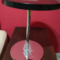 tavolino Calligaris nero e inox