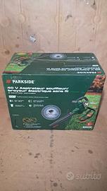 soffiatore a dobbiamo  batteria 20v  40v parkside 