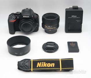 Nikon D5500 + Nikkor 50mm 1.8 - WiFi - Touch.