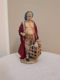 Pastore per presepe in terracotta