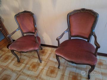 poltrone stile Luigi Filippo